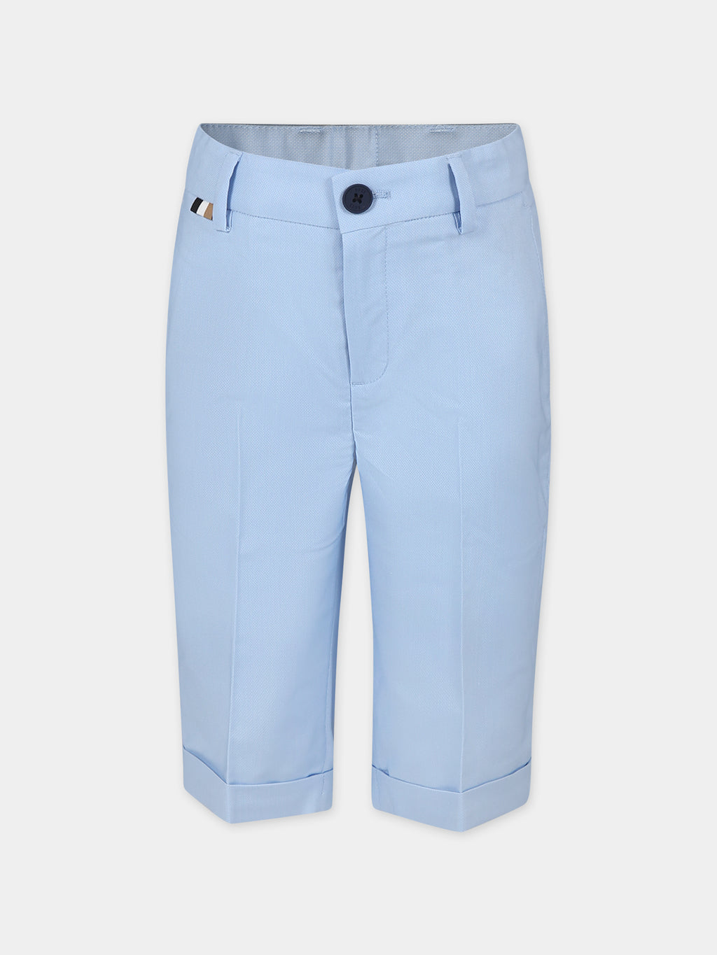 Elegant sky blue shorts for boy